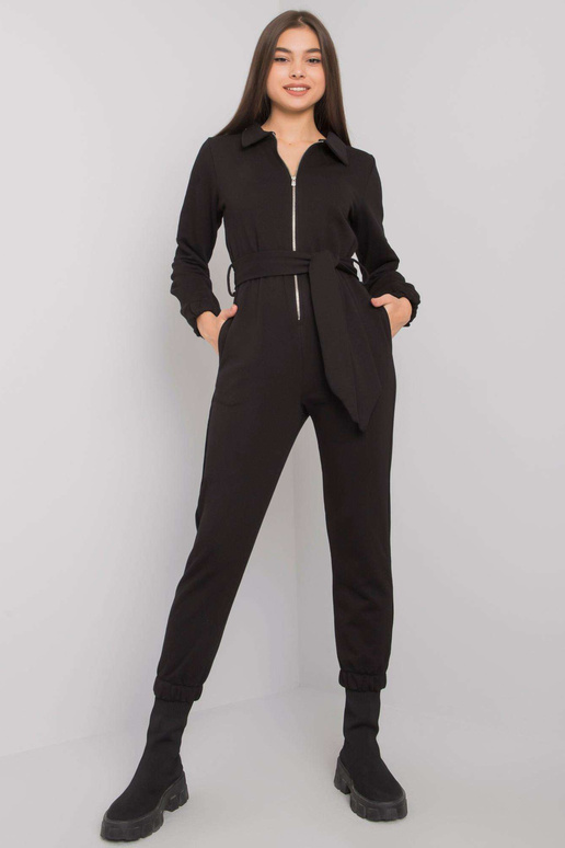 Must puuvillane kampsun Marini vööga