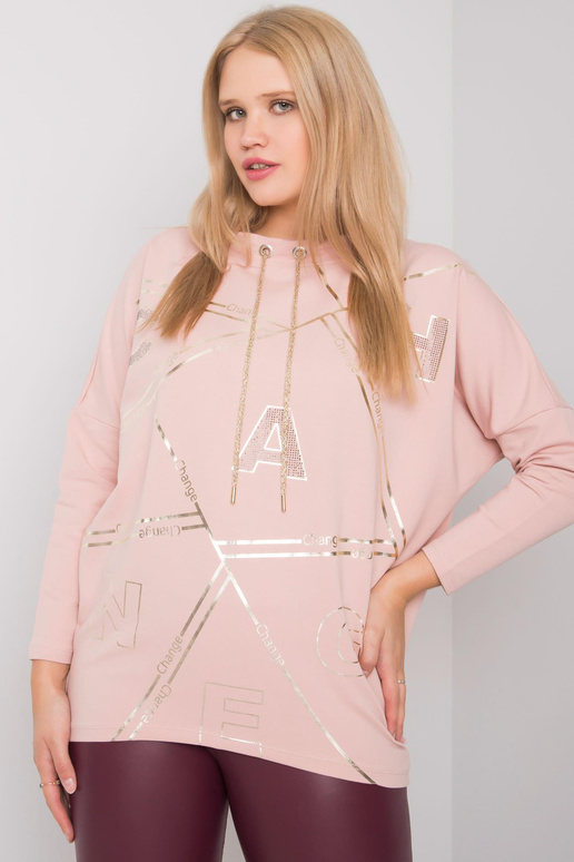 Diarra Dirty Pink Plus Size pikkade...