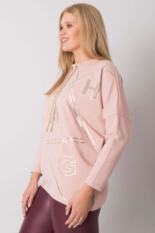 Diarra Dirty Pink Plus Size pikkade...