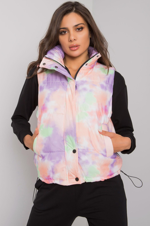 Oranžikas-lilla tepitud naiste vest... Oranžikas-lilla tepitud naiste vest...