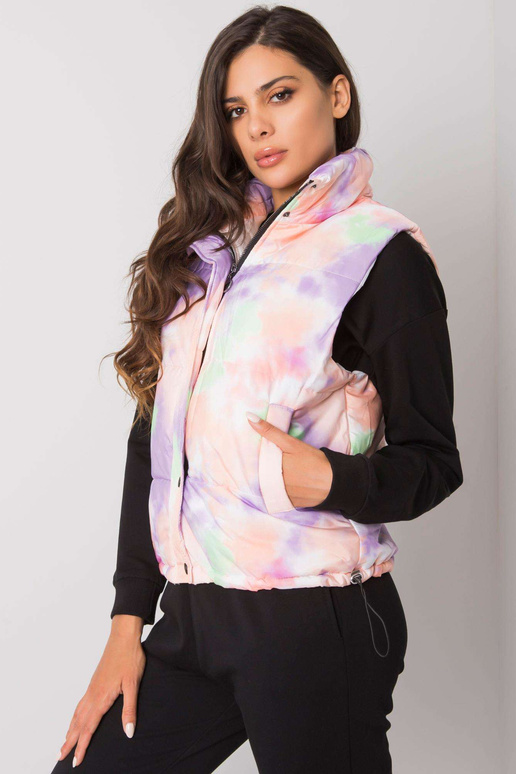 Oranžikas-lilla tepitud naiste vest... Oranžikas-lilla tepitud naiste vest...