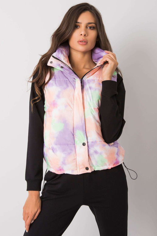 Oranžikas-lilla tepitud naiste vest... Oranžikas-lilla tepitud naiste vest...