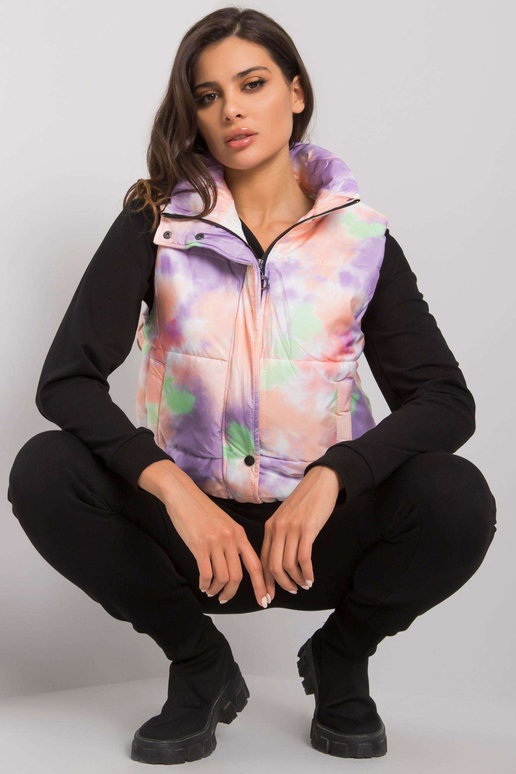 Oranžikas-lilla tepitud naiste vest... Oranžikas-lilla tepitud naiste vest...