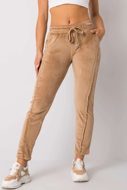 Kaameli veluurpüksid Juanita RUE PARIS Kaameli veluurpüksid Juanita RUE PARIS