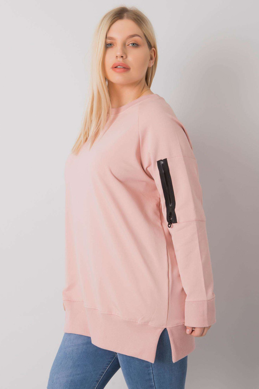 Määrdunud roosa dressipluusi tuunika...