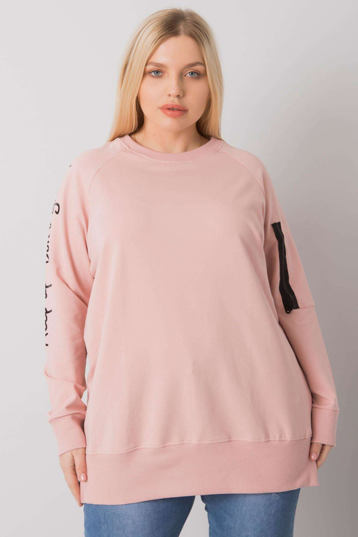 Määrdunud roosa dressipluusi tuunika...