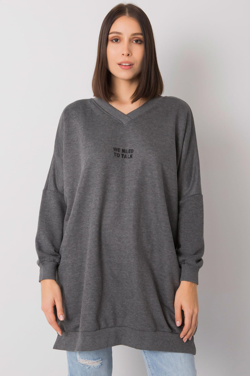 Tumehall melanž tuunika suures...