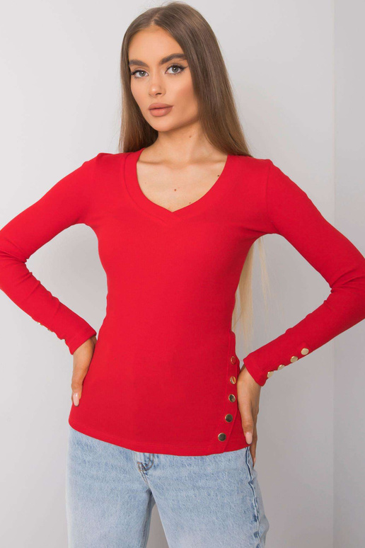 Punase triibuline pluus Abeline RUE...