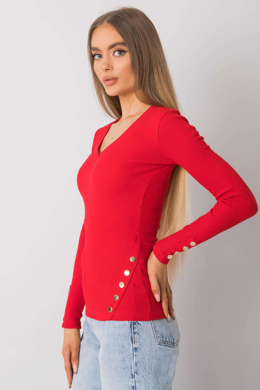 Punase triibuline pluus Abeline RUE...