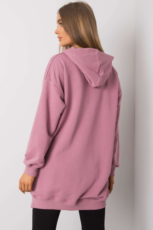 Määrdunud roosa taskutega dressipluus...