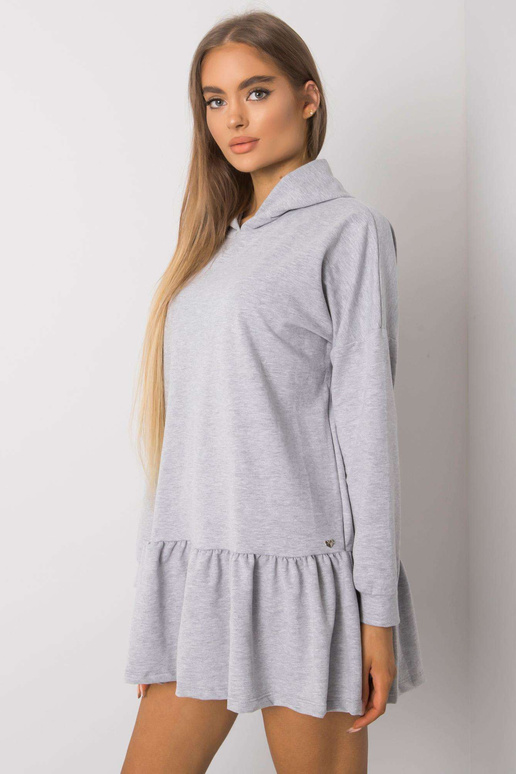 Aliye Grey Melange kapuutsiga...