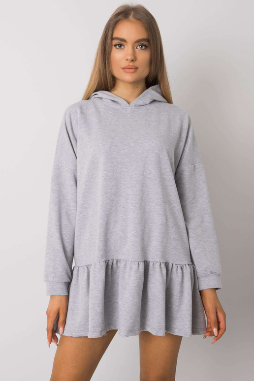 Aliye Grey Melange kapuutsiga...