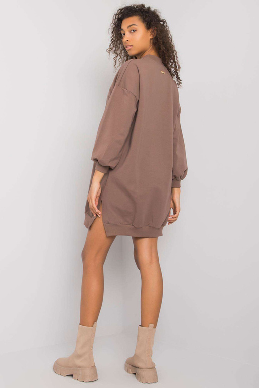 Pruun naiste puuvillane kleit Maretta... Pruun naiste puuvillane kleit Maretta...