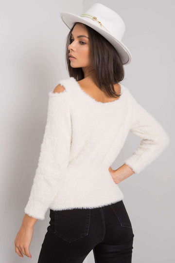 Ecru väljalõigetega kampsun... 2