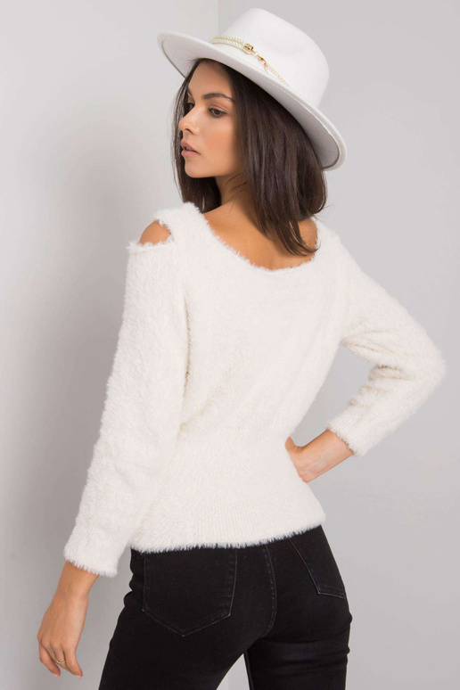 Ecru väljalõigetega kampsun Leandre...