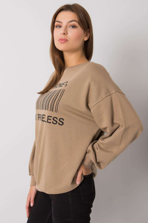 Tumebeež Basile trükiga dressipluus