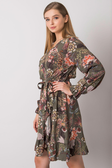 Khaki värvi V-kaelusega...