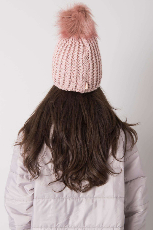 Heleroosa naiste talvemüts