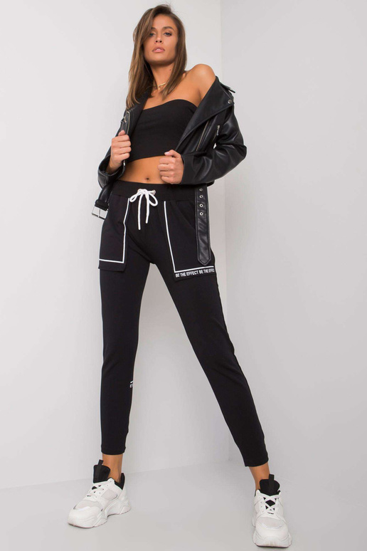 Mustad Winsley puuvillased dressipüksid