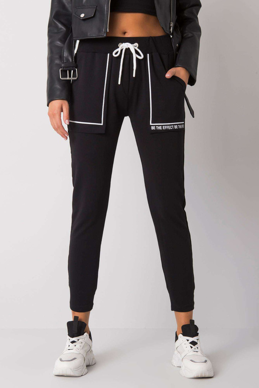 Mustad Winsley puuvillased dressipüksid