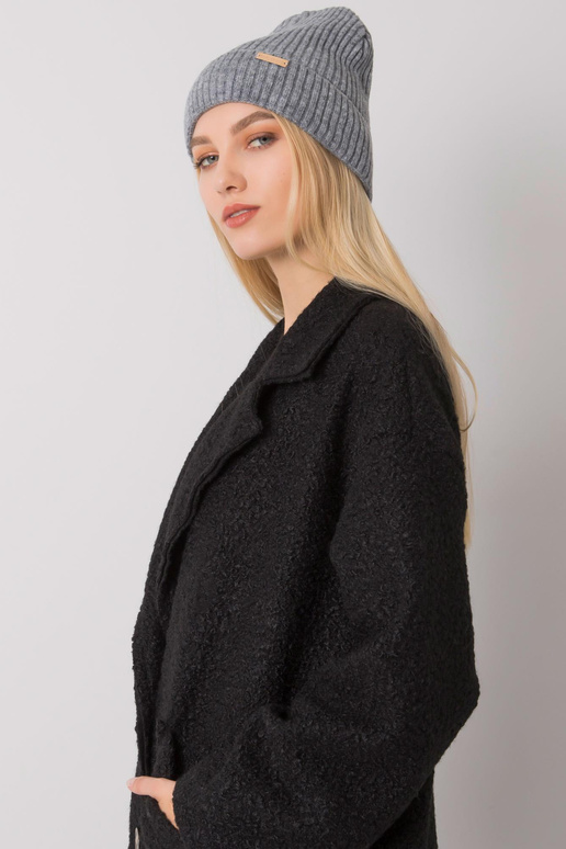 Tumehall naiste kootud müts RUE PARIS