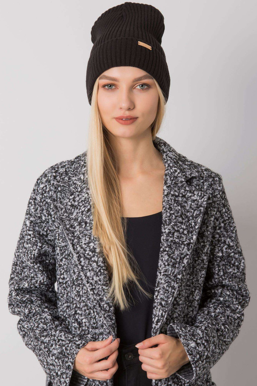 Naiste must kootud müts RUE PARIS