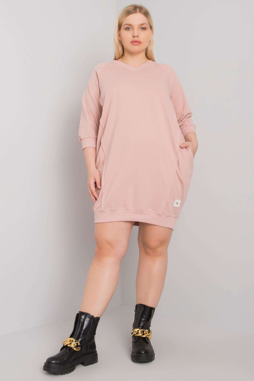 Dirty Pink Cotton Plus Size Karissa...