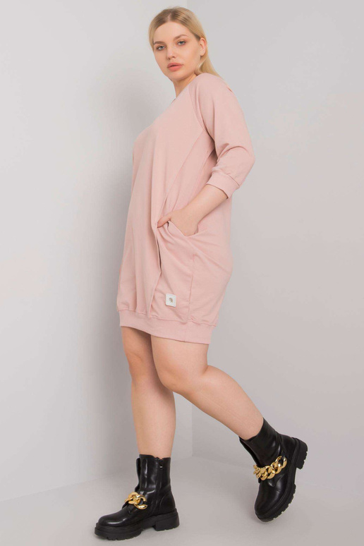 Dirty Pink Cotton Plus Size Karissa...