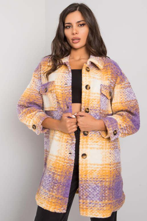 Violetne ja kollane Vissy ruuduline särk