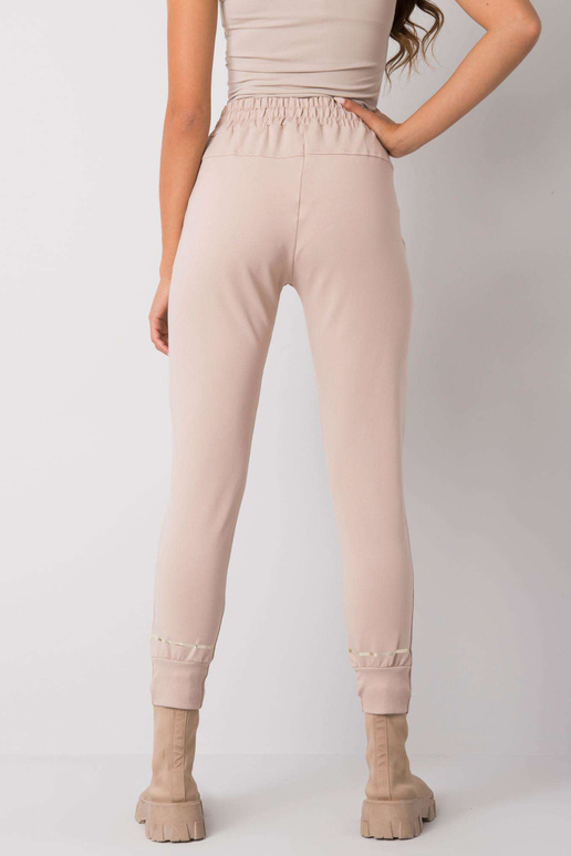 Larissa trükiga beežid dressipüksid