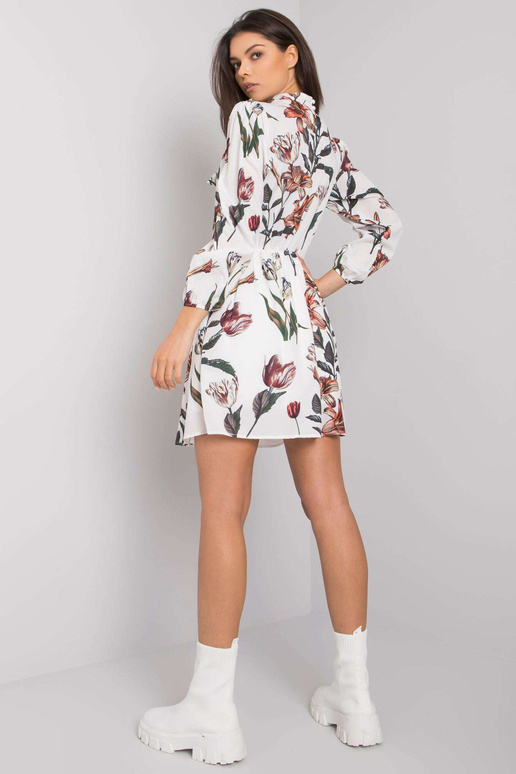 Valge printidega kleit Akilah RUE PARIS Valge printidega kleit Akilah RUE PARIS