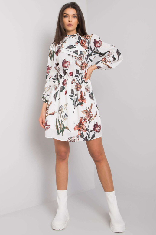 Valge printidega kleit Akilah RUE PARIS Valge printidega kleit Akilah RUE PARIS