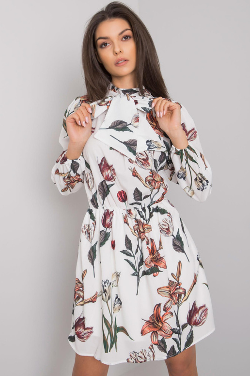 Valge printidega kleit Akilah RUE PARIS Valge printidega kleit Akilah RUE PARIS