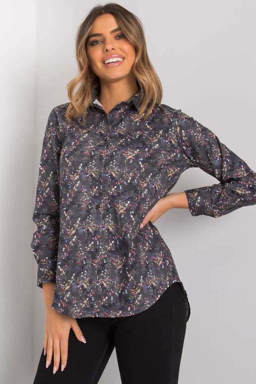 Tumehalli mustriga särk naistele...