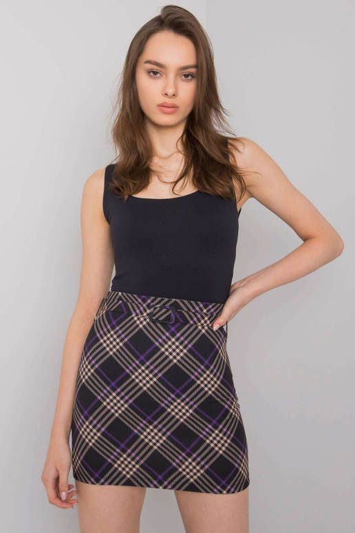 Limeira musta-lillaruuduline miniseelik Limeira musta-lillaruuduline miniseelik