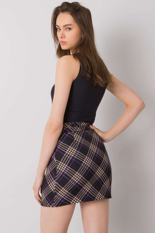 Limeira musta-lillaruuduline miniseelik Limeira musta-lillaruuduline miniseelik