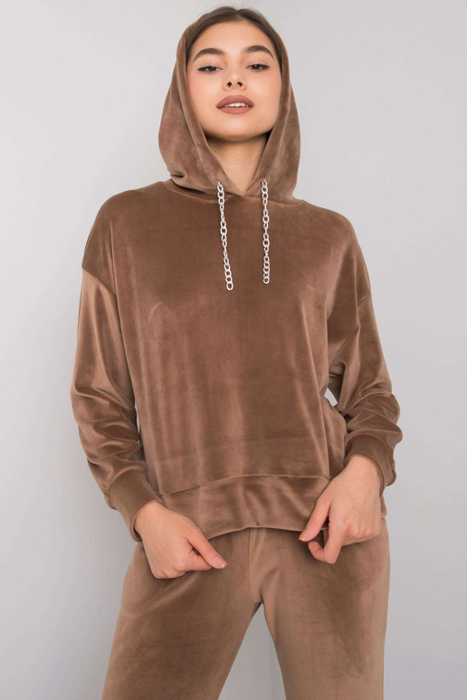 Tumebeež veluurkomplekt Chanya pükstega