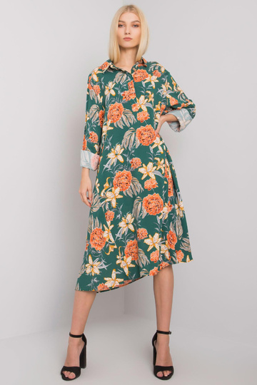 Rohelise mustriga kleit,...