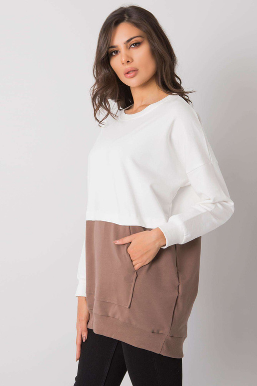 Ekrupruun känguru dressipluus...