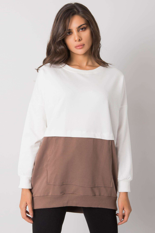 Ekrupruun känguru dressipluus...