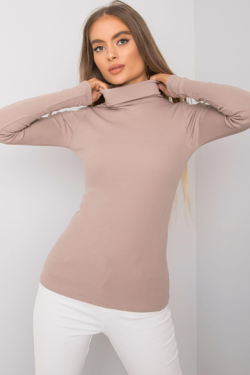 Tumebeež kilpkaelusega pluus Elisee...