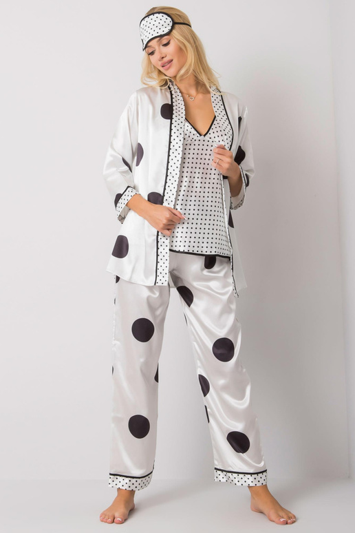 Valge naiste magamiskomplekt