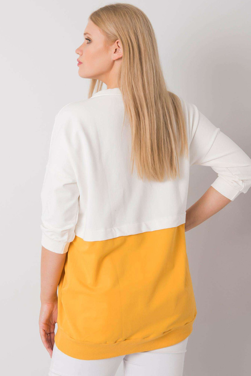 Ecru Yellow Plus Size Tuunic...