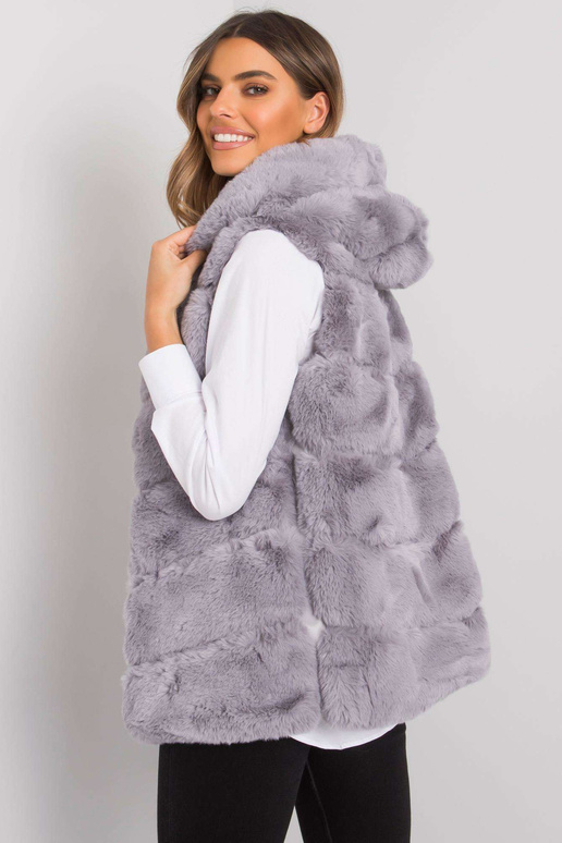 Halli karvane vest kapuutsiga Foggia... Halli karvane vest kapuutsiga Foggia...