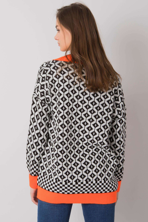 Guarda RUE PARIS valge ja oranž kardigan