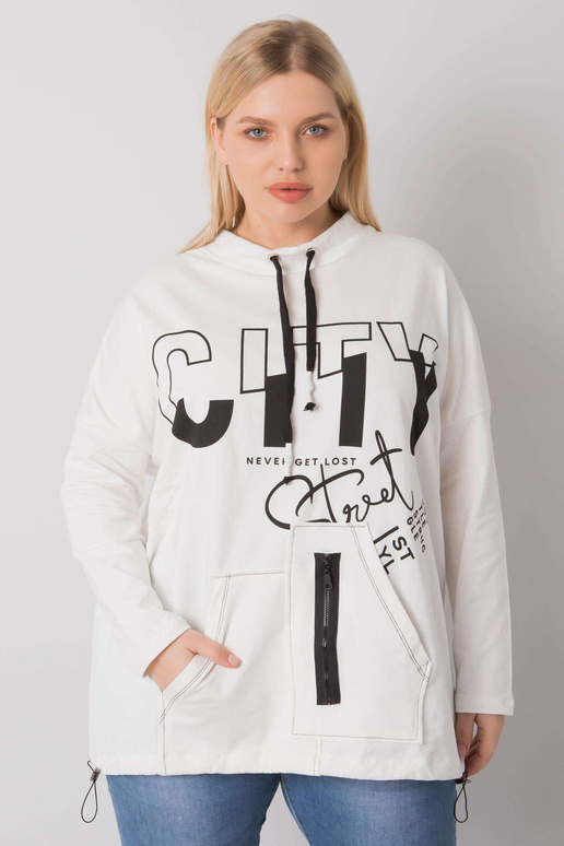 Ecru Hackney kapuutsiga suures...