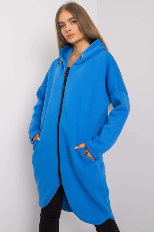 Sinine taskutega dressipluus Saige