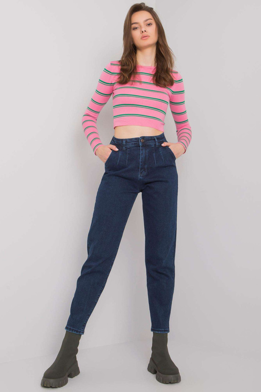 Tumesinine Levante kõrge vöökohaga...