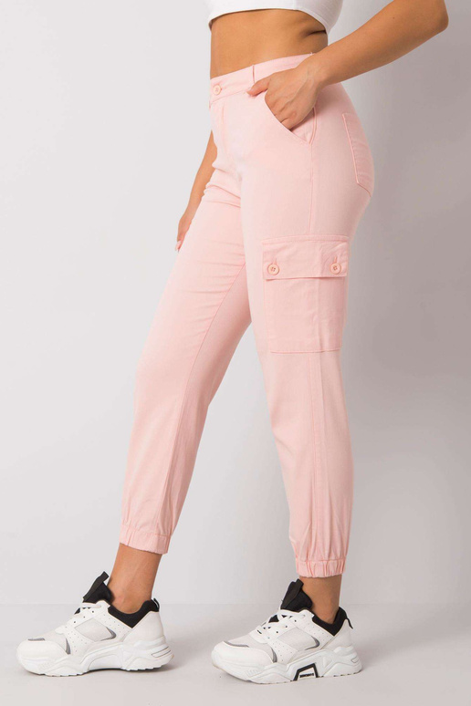 Heleroosad riidest püksid Ximenna