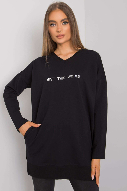 Must tuunika kirjaga Halifax RUE PARIS Must tuunika kirjaga Halifax RUE PARIS